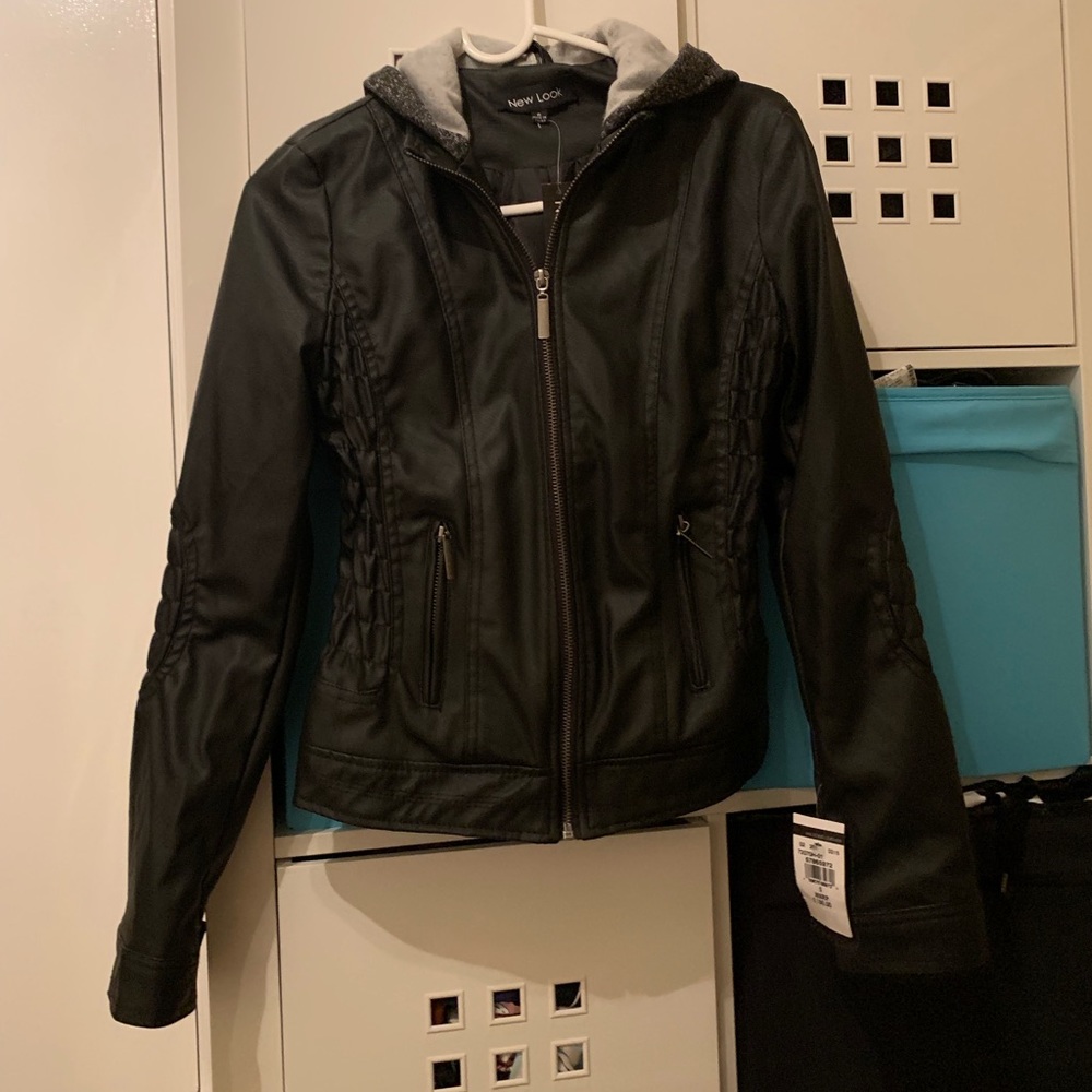 Moto leather jacket